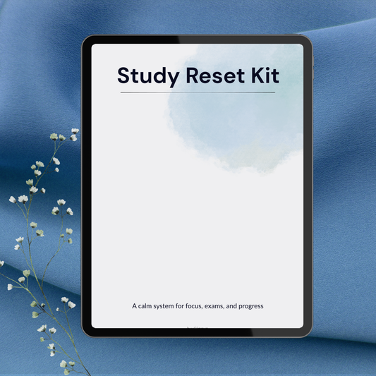 Student Reset Kit – Study Reset & Academic Planning System
