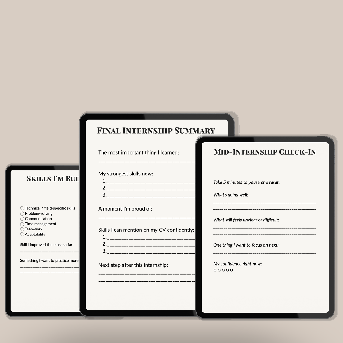 Internship Starter Kit – Student Internship Organization