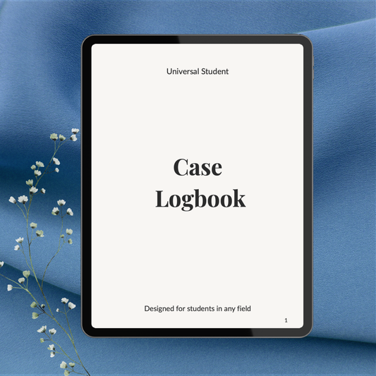 Universal Case & Project Logbook – Student & Internship Tracker