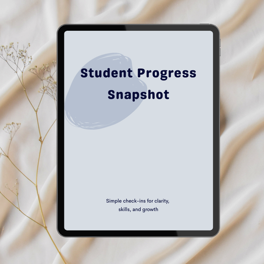 Student Progress Snapshot  –  Academic Tracker for Students